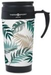  Hordozható termo bögre, levél minta 400ml