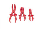 KROFTOOLS Clește pentru coliere furtun, 3 piese, curbat (6256) Cleste