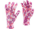 TOYA Mănuși de grădină cu model floral, mărimea 8 (74121)