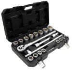 KROFTOOLS Set chei tubulare hexagonale 3/4", 21 piese 19-50 mm (2123)