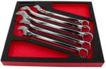 KROFTOOLS set chei combinate 24-32 mm, 5 buc. , tavă scule (K-8527) Trusa unelte