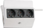 BORMANN prelungitor electric cu 3 prize, cu clemă, 3x1, 5 mm2, cablu 3 m (BCR1050)