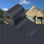 Hessa Panou PVC de Intimitate pentru Gradina, Curte sau Terasa, Culoare Gri Inchis Mat, Dimensiune 35 x 0.19 m (147867)