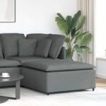 vidaXL Modul taburet modular pentru canapea, gri închis, 100x100x48 cm GartenMobel Dekor (4104478) Canapea