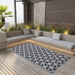vidaXL Covor de exterior, ARAKIL negru, 80x150 cm, PP GartenMobel Dekor (310416) Covor