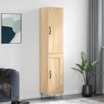 vidaXL Dulap înalt, stejar sonoma, 34, 5x34x180 cm, lemn prelucrat GartenMobel Dekor (3199140) Comoda