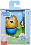 Hasbro Figurina Peppa Pig Mr. Lion 7 cm articulata cu pinguin, Hasbro (F2179_F4390) Figurina