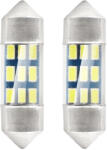 AMiO Set 2 becuri auto LED Festoon AMIO 31mm 12V, lumina alba (AM01089)