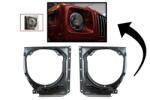 KITT Suport faruri Mercedes W463 G-Class 1990-2006 upgrade facelift 2007-2018 (HLSPMBW463)