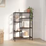 vidaXL Biblioteca, 80x30x120 cm, otel si lemn prelucrat GartenMobel Dekor (336358) Biblioteca