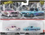 Mattel Set Hot Wheels Premium 2 masinute metalice Datsun si Nissan 1: 64 (MTHBL96_HRR78)