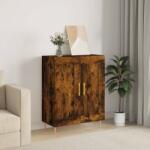 vidaXL Servanta, stejar fumuriu, 69, 5x34x90 cm, lemn compozit GartenMobel Dekor (830185) Comoda