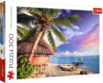 Trefl Puzzle Trefl 500 piese cu peisaj Insula Bora Bora, premium, multicolor (37485) Puzzle