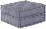 vidaXL Canapea puf modulara 2 locuri, convertibila, gri, textil GartenMobel Dekor (3315095)