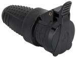Rebel Cupla electrica IP44 16A 250V cu capac, pentru prelungitoare si exterior (URZ3257)