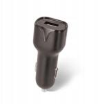 Setty autós töltő 1x Usb 2, 4A fekete Usb-c kábel 1, 0 m Új (GSM108845)