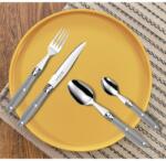 vidaXL Lou Laguiole Set de tacamuri „Comptoir, 24 piese, gri GartenMobel Dekor (443392) Tacam