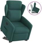 vidaXL Fotoliu rabatabil ridicare pe verticala, verde închis, textil GartenMobel Dekor (3303140)