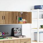 vidaXL Dulap de perete de garaj Artisan Stejar lemn prelucrat GartenMobel Dekor (860659) Comoda