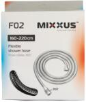 Mixxus Furtun de dus extensibil Mixxus 160-220 cm, cromat, inox 304, rotire 360° (7617)