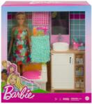 Mattel Papusa Barbie cu accesorii de baie si mobilier pentru jocuri de rol (MTGTD87_GRG87)