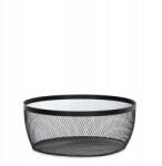 Homla Gridio kosár kerek fekete 26x10, 5 cm Homla (213213)