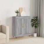 vidaXL Servanta, gri sonoma, 69, 5x34x90 cm, lemn compozit GartenMobel Dekor (830178) Comoda