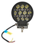  Proiector LED rotund 36W cu DRL, 9-80V, spot alb + DRL galben, IP67 (080525-1)