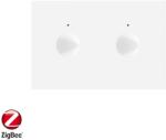 LIVOLO Modul intrerupator dublu cu touch Livolo, protocol ZigBee, standard Italian - Serie noua SmartElectro IntelligentHouse (C9-VL-FC2Z-3WP)
