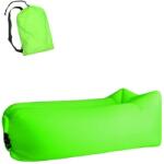 Pronett Saltea Gonflabila tip Sezlong Lazy Bag pentru Plaja sau Casa cu Rucsac Transport, Culoare Verde (762-verde)