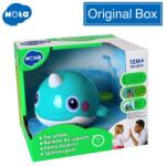 Jucarii Bebe Jucarie de baie balenuta luminoasa Hola Toys, cu înot automat, 12 luni+ (8101)