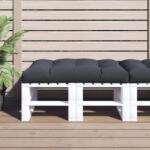 vidaXL Perna pentru paleti, antracit, 120x80x12 cm, textil GartenMobel Dekor (314413)