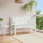 vidaXL Perne banca de gradina 2 buc. model frunze 120x50x7 cm textil GartenMobel Dekor (361693)