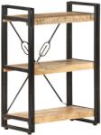 vidaXL Biblioteca cu 3 niveluri, 60x30x80 cm, lemn masiv de mango GartenMobel Dekor (320618) Biblioteca
