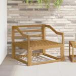 vidaXL Canapea Medie pentru Exterior Lemn Solid de Acacia Alb GartenMobel Dekor (3439023) Canapea