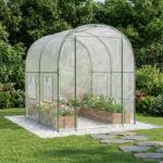vidaXL Sera cu Cadru 160 x 200 x 192, 5 cm PVC Transparent GartenMobel Dekor (42036862)