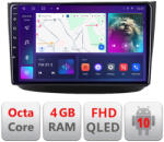 Edotec Navigatie Android Mercedes Vito Viano 2004-2006 QLED 4+64GB 4G DSP (Kit-viano-2+EDT-E310v3)
