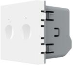 LIVOLO Modul Intrerupator Dublu cu Touch LIVOLO, protocol ZigBee, Alb SmartElectro IntelligentHouse (C7-VL-FC2Z-2WP)