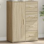 vidaXL Servanta, stejar sonoma, 60x31x84 cm, lemn compozit GartenMobel Dekor (840508) Comoda