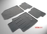 RapidAuto Set covorase auto din cauciuc pentru Renault Clio 3 si Renault Modus, negre (RMCIKREN00001)