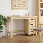 vidaXL Set birou si cabinet mobil MOSS 2 pcs Maro GartenMobel Dekor (3438789)