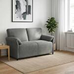 vidaXL Canapea cu 2 locuri Gri închis 158 x 83 x 95 cm Catifea GartenMobel Dekor (42033954) Canapea