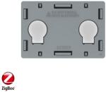 LIVOLO Modul intrerupator dublu cu touch Livolo, protocol ZigBee, standard Italian SmartElectro IntelligentHouse (C9-VL-FC2Z-3G)
