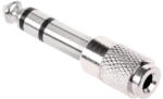  Adaptor jack 6.3 mm la 3.5 mm metalic, pentru casti si echipamente audio (ZLA0324)