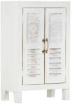 vidaXL Servanta, alb, 55x30x90 cm, lemn masiv de acacia GartenMobel Dekor (351612) Comoda