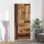 vidaXL Bufet cu sertar Lemn Vechi 69, 5 x 34 x 180 cm Lemn compozit GartenMobel Dekor (3415622) Comoda