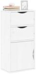 vidaXL Dulap lateral cu sertare ODDA alb 40x24x79 cm lemn masiv de pin GartenMobel Dekor (4103598) Comoda