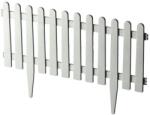 Chomik Gard de gradina decorativ, din plastic, alb, set 4 buc, Chomik GartenVIP DiyLine (ANI3040)