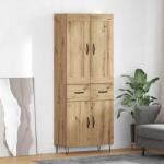 vidaXL Bufet Stejar Artizanal 69, 5 x 34 x 180 cm Lemn compozit GartenMobel Dekor (3415946) Comoda