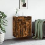 vidaXL Servanta, stejar fumuriu, 69, 5x34x90 cm, lemn compozit GartenMobel Dekor (827977) Comoda